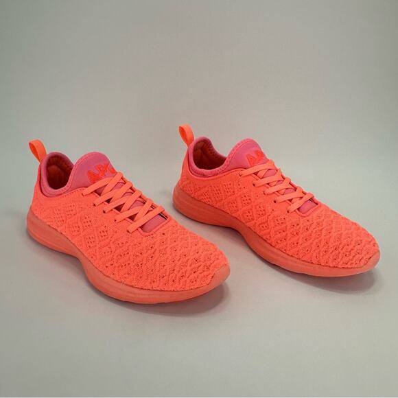 APL Techloom Phantom Women's Running Shoes Sz 8.5 Orange Slip-On Active Sneakers - Picture 2 of 15